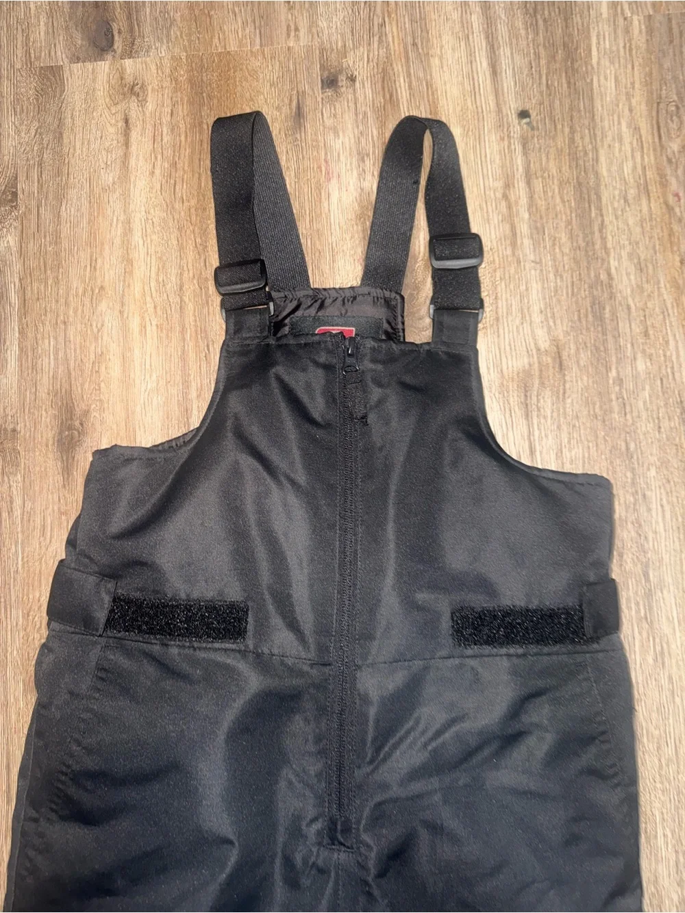 SwissTech Kids Solid Black Snow Bib Overalls Size Small (6/7)